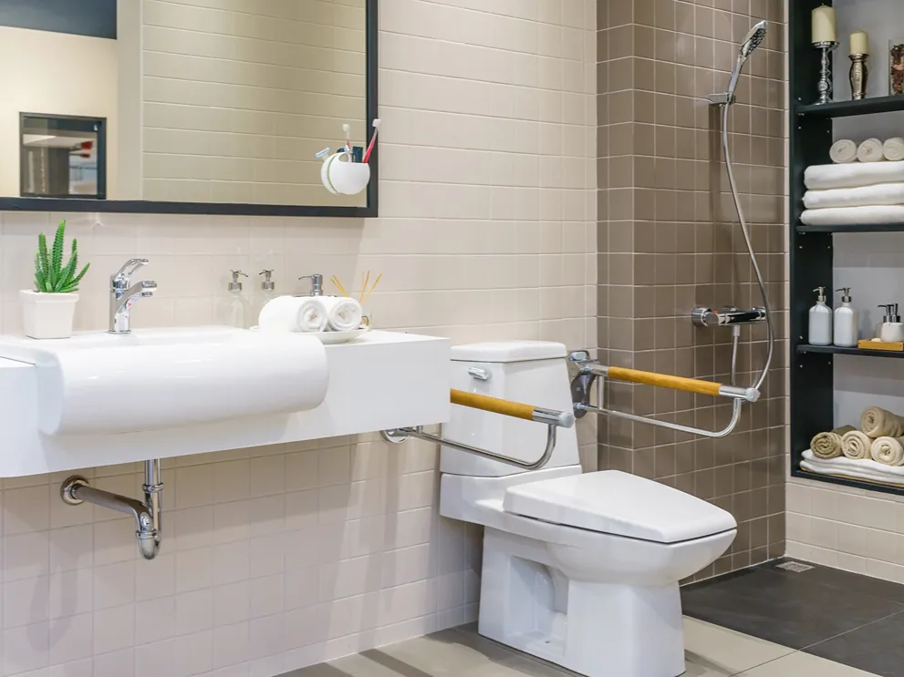 key features handicap accessible bathroom remodel 1 - Bridgeview Construction